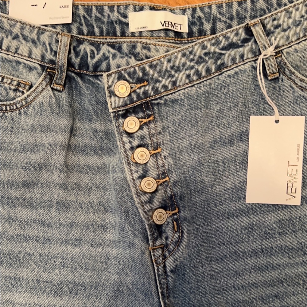 Vervet 100% Cotton Boyfriend Jeans